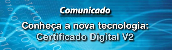 Comunicado - Certificado Digital V2